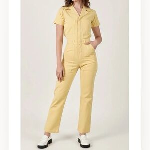 Big Bud Press butter yellow jumpsuit size 2X LIKE NEW